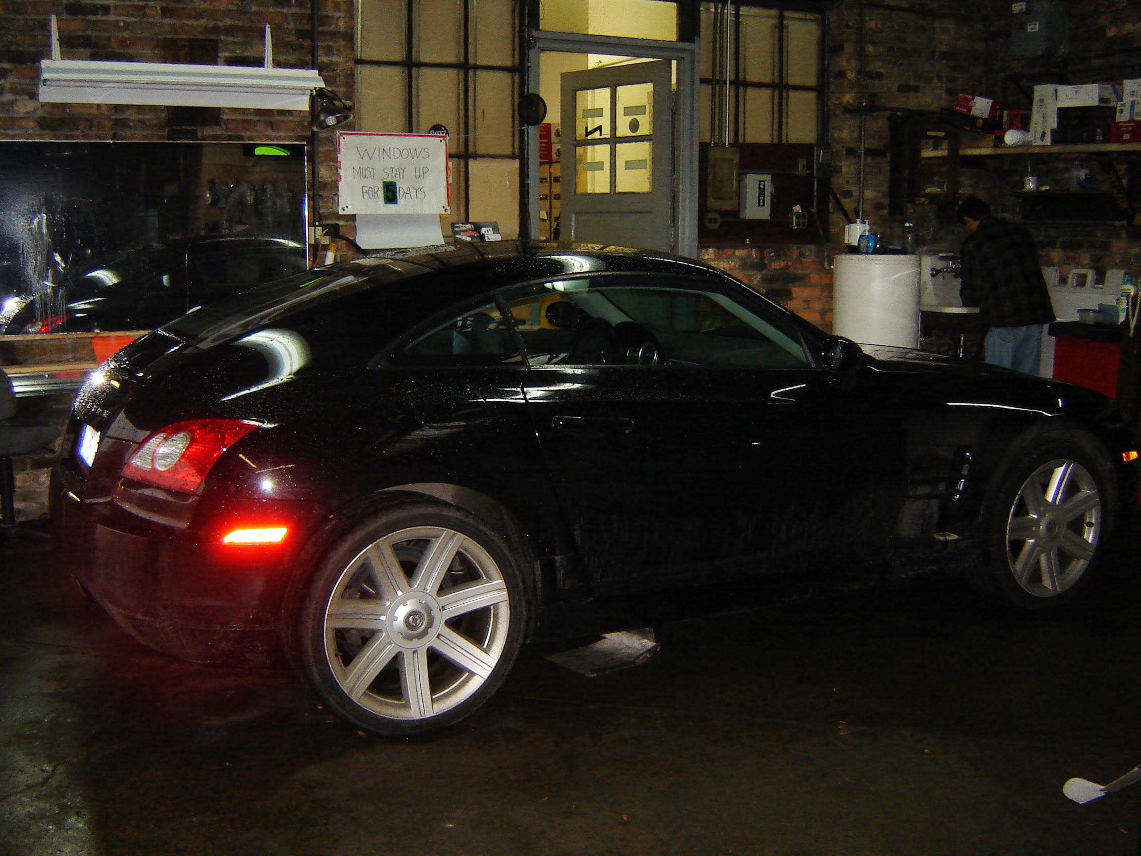 White Sedan Full Tinting