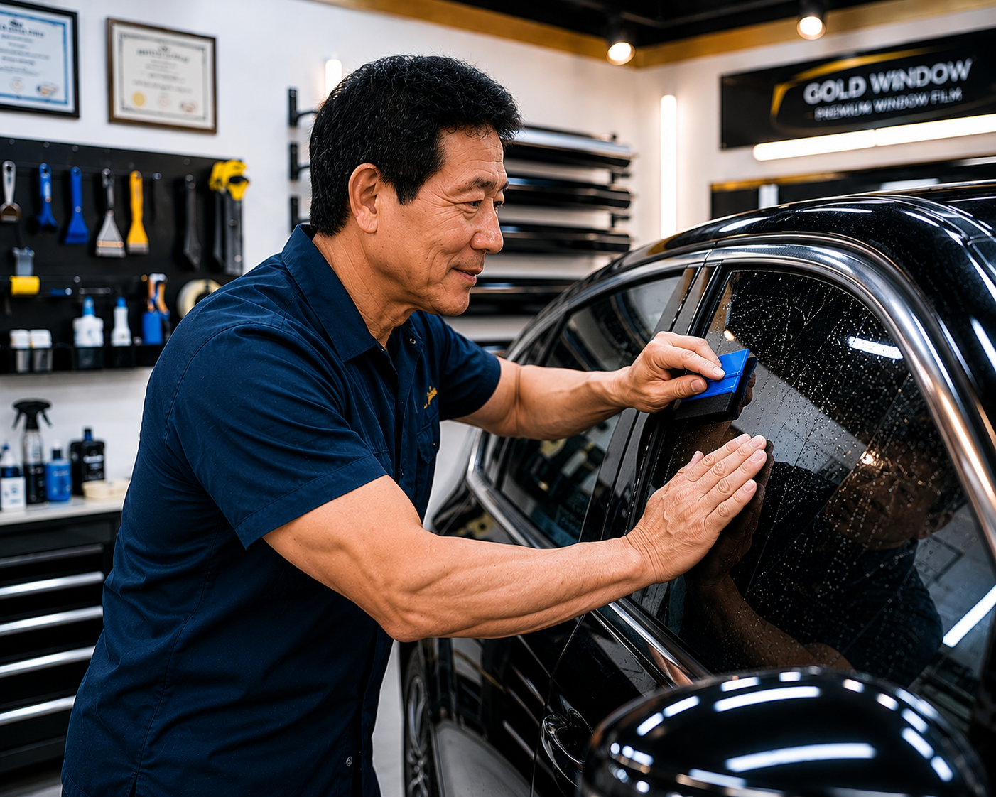 Paul Yoon — Gold Window Tint owner and master technician with 35+ years experience
